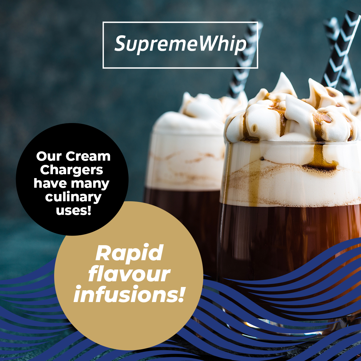 Starter Pack - SupremeWhip Cream Chargers – 600 - (25 x 24Pks) & 0.25L White Dispenser