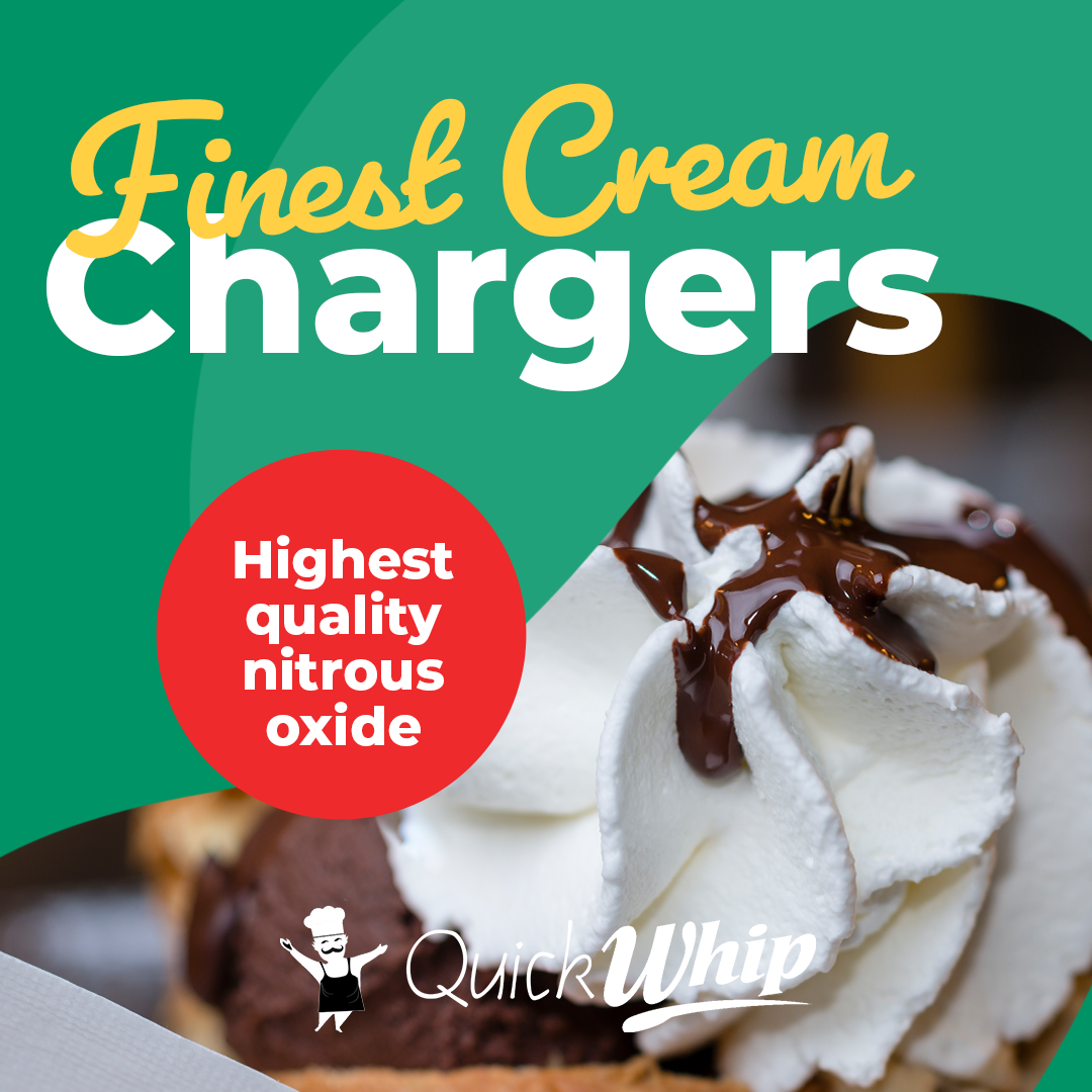 QuickWhip Cream Chargers Full Cartons of 600 8g N20 - Loose overstock / Damaged packaging