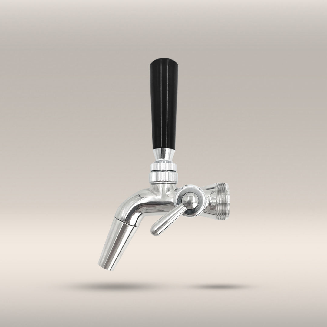 Premium Flow Control Beer Faucet | Stainless Steel Short Spout Tap - The Village Brew