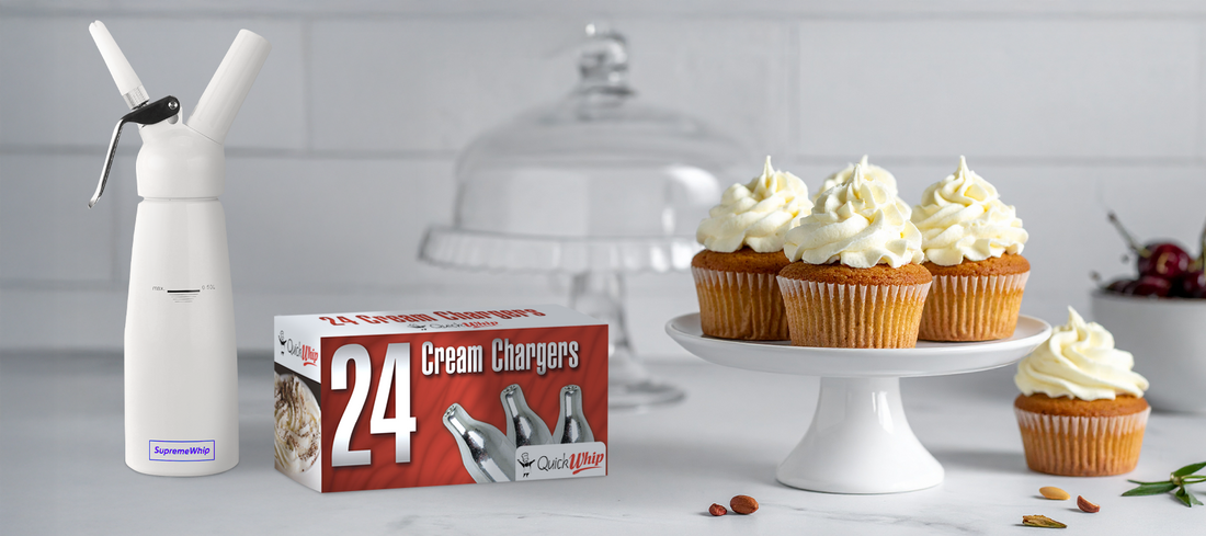 QuickWhip Cream Chargers & Dispensers: The Perfect  Combination for Effortless Whipped Cream and Culinary  Creativity