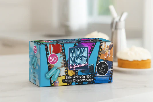 Miami Magic Cream Chargers: Discover How Miami Magic Brings Style, Flavor, and Performance to Whipped Cream Creations