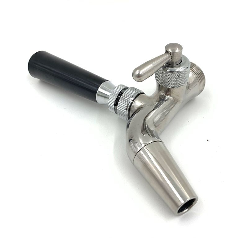 Premium Flow Control Beer Faucet | Stainless Steel Short Spout Tap - The Village Brew