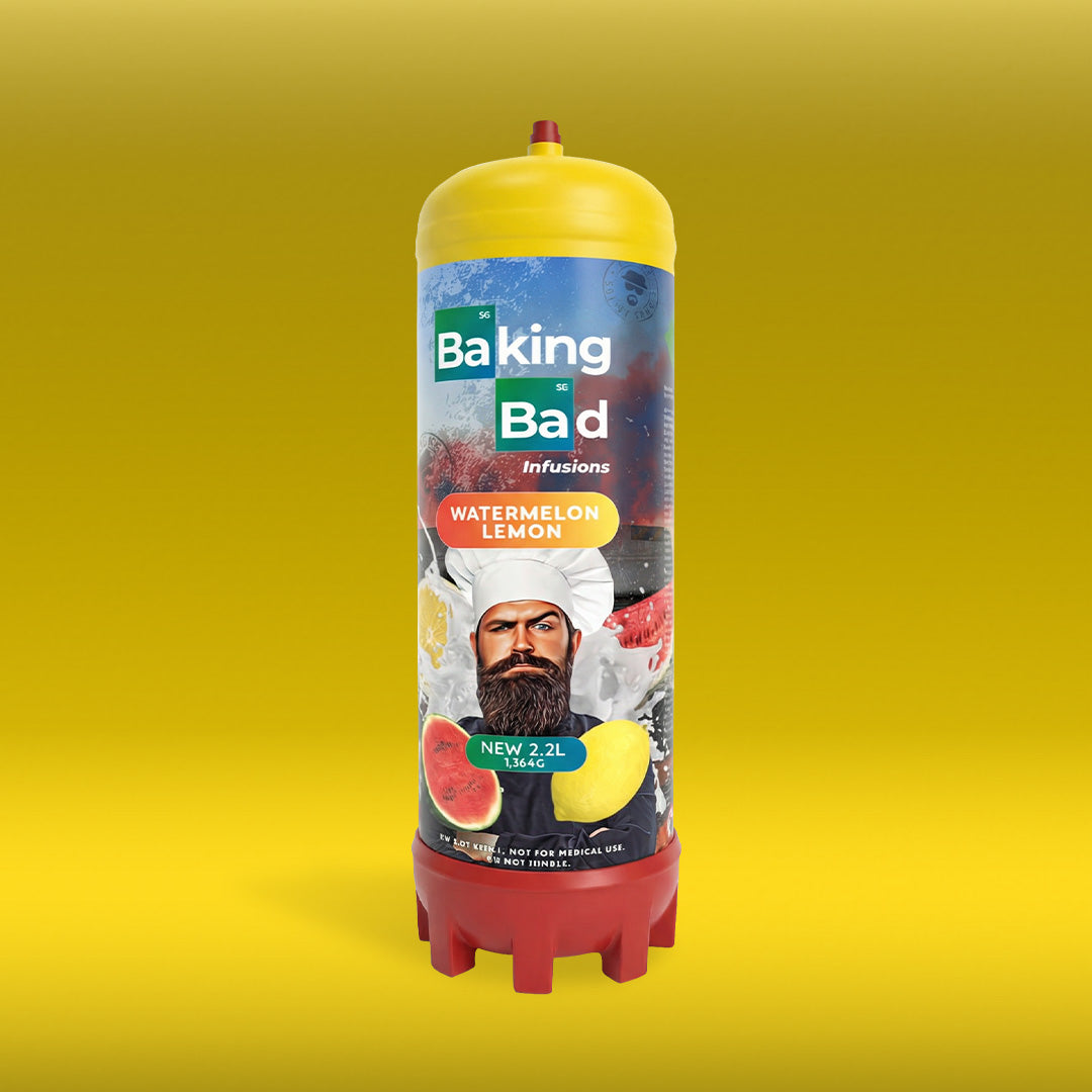 1 x Baking Bad 1364g/2.2L Cream Charger *NEW* Watermelon Lemon