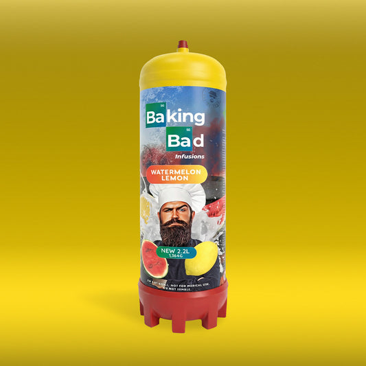 1 x Baking Bad 1364g/2.2L Cream Charger *NEW* Watermelon Lemon