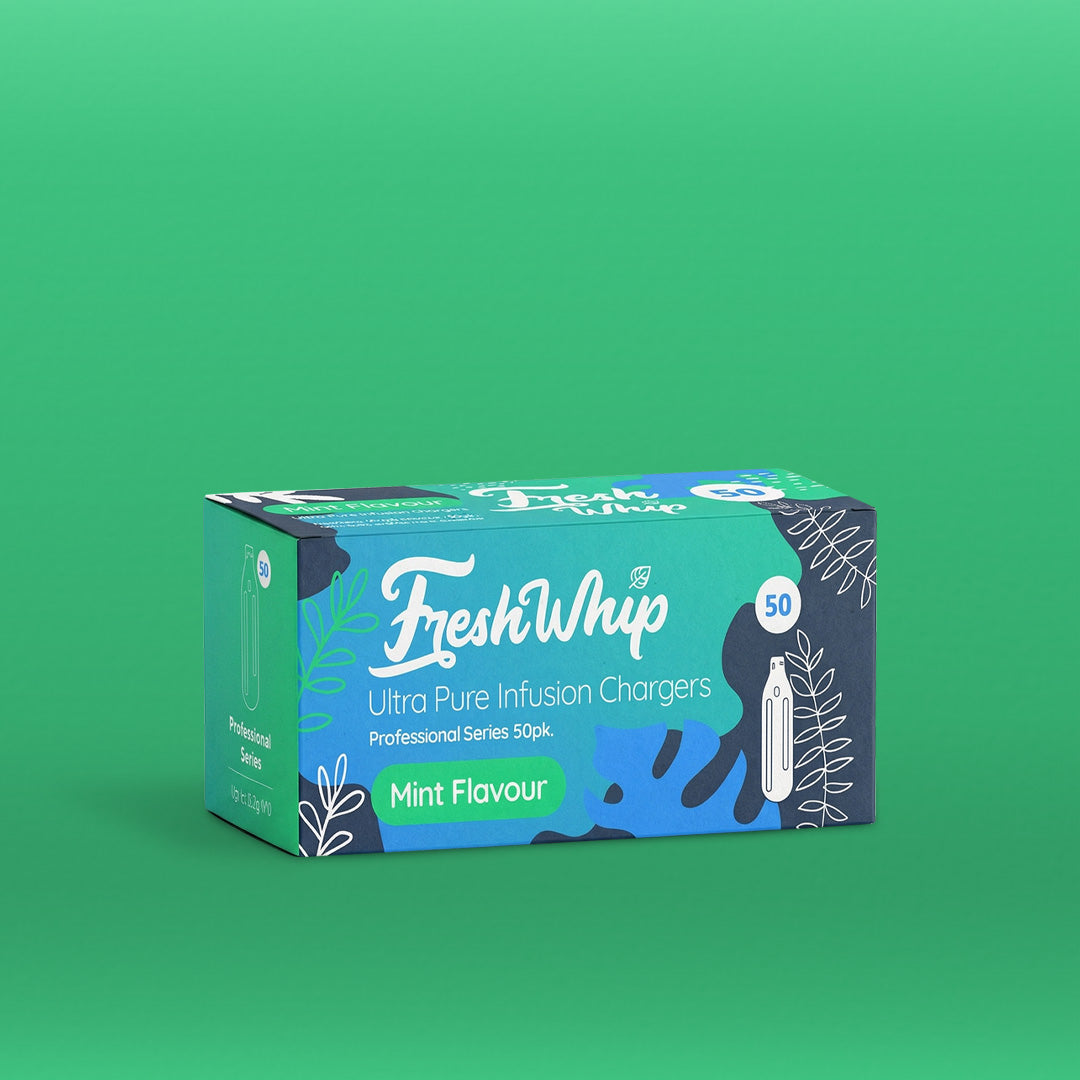 CLEARANCE FreshWhip MINT Cream Chargers - 12 x 50 pack (1 Carton)