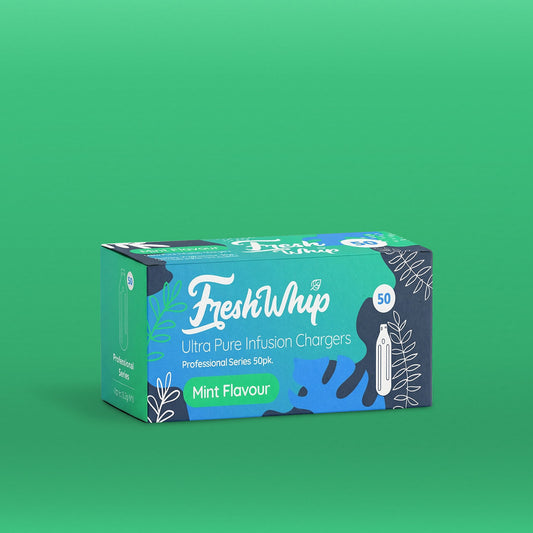CLEARANCE FreshWhip MINT Cream Chargers - 12 x 50 pack (1 Carton)