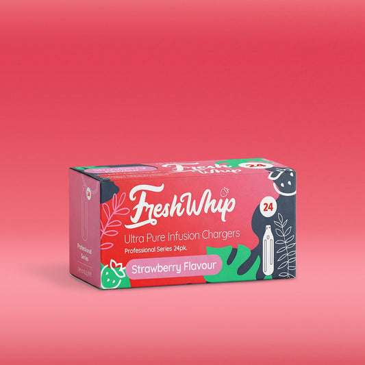FreshWhip Strawberry Cream Chargers - 24 Pack