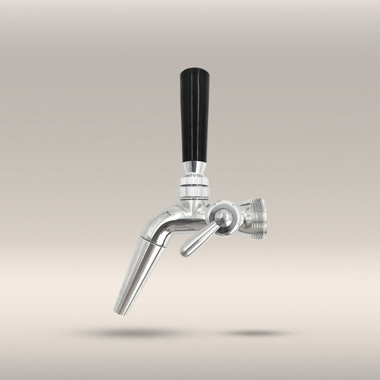 Flow Control Stainless Steel Beer Faucet with Long Spout | Premium Draft Tap - The Village Brew UK
