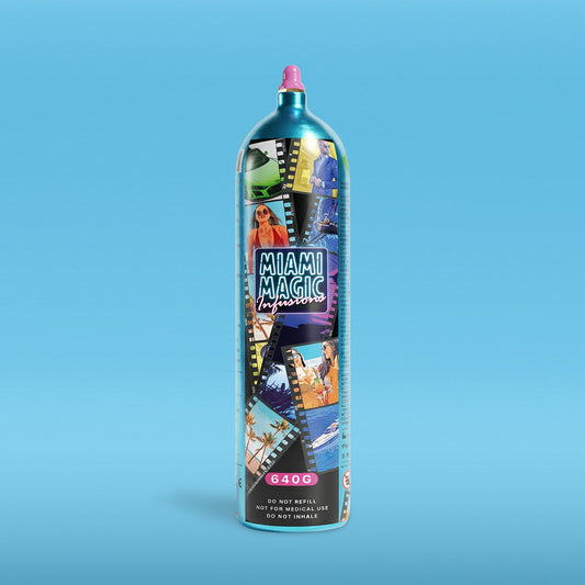 1 x Miami Magic 640g Aluminium Cream Charger