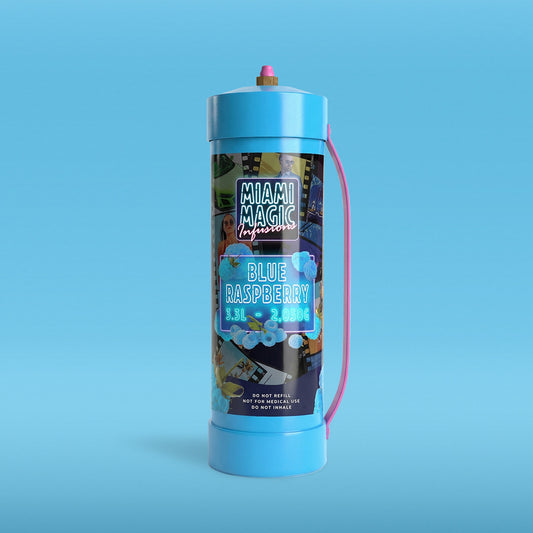 NEW 1 x Miami Magic 2kg/3.3L BLUE RASPBERRY🫐 Cream Charger