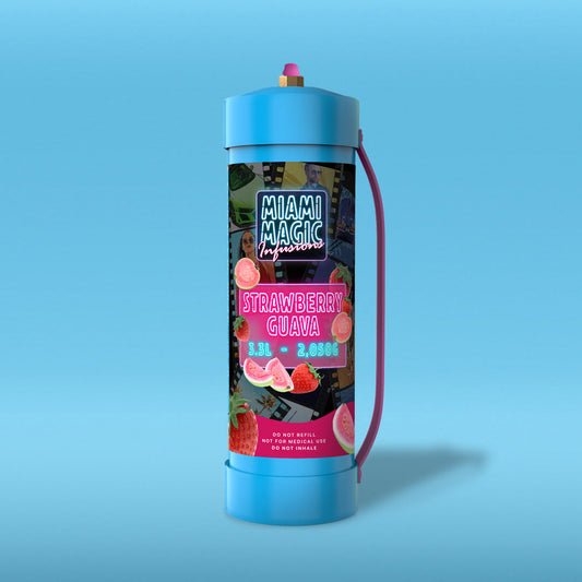 *NEW* 1 x Miami Magic 2kg/3.3L STRAWBERRY GUAVA🍓Cream Charger