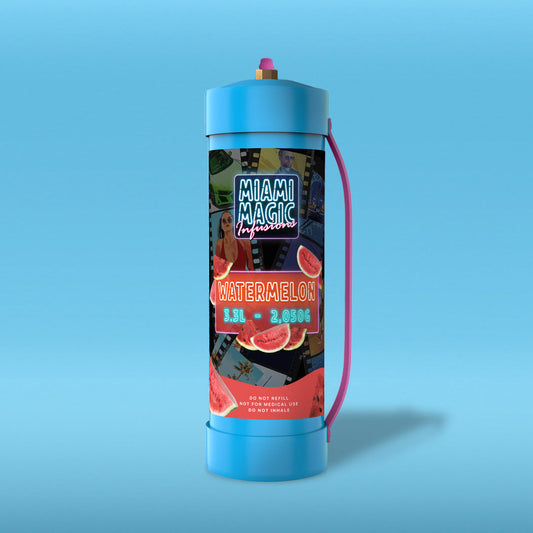 *NEW* 1 x Miami Magic 2kg/3.3L WATERMELON 🍉 Cream Charger