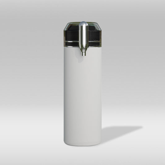750ml White Vacuum Insulated Sparkling Water Bottle Maker – Portable Carbonated Drinks Machine